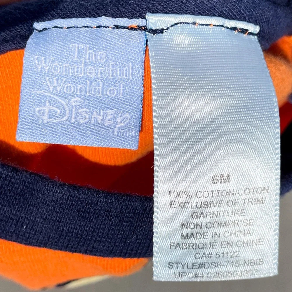 Tigger Face Vtg 2000s The Wonderful World Of Disney Romper Youth Size (6M) - Picture 3 of 8